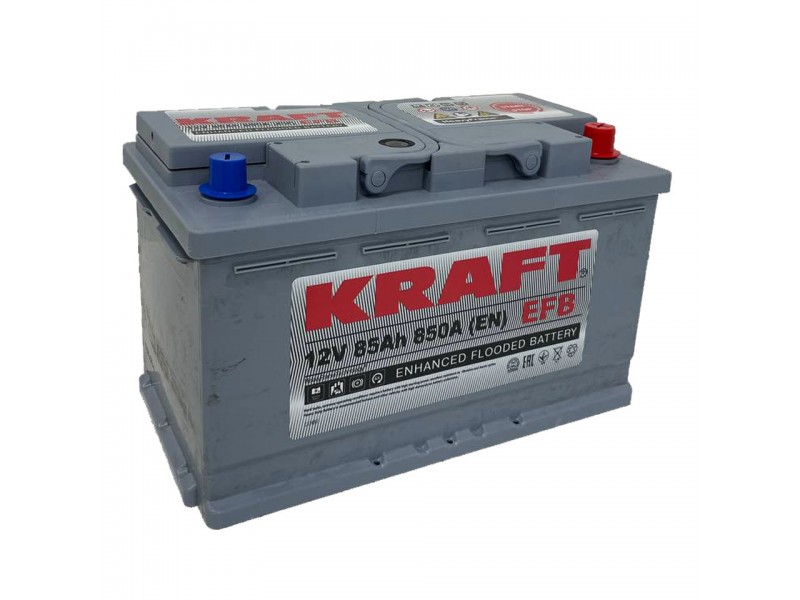 Аккумулятор KRAFT EFB 85 R+