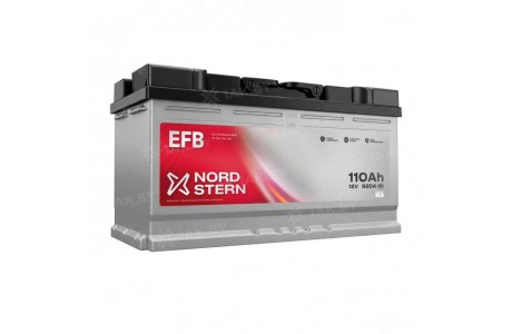 Аккумулятор NORDSTERN (110 Ah) 920 A, 12 V Обратная, R+ L5 NS1100F