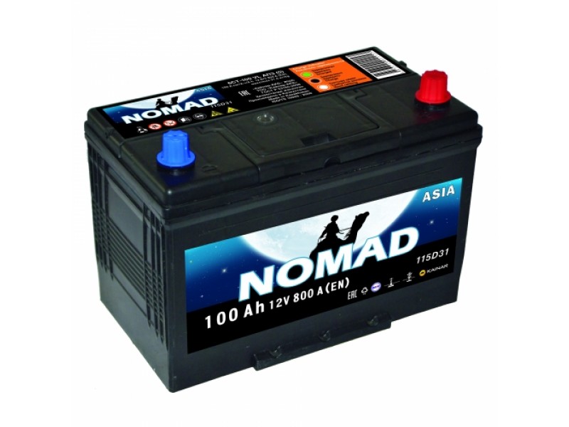Аккумулятор NOMAD ASIA 6СТ-100 АПЗ о.п. 115D31L