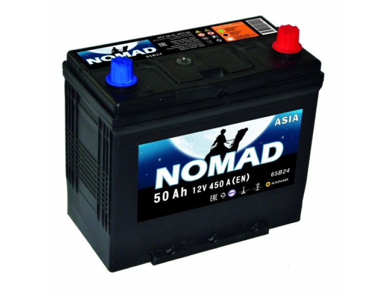 Аккумулятор NOMAD ASIA 6СТ-50 АПЗ о.п. 65B24L