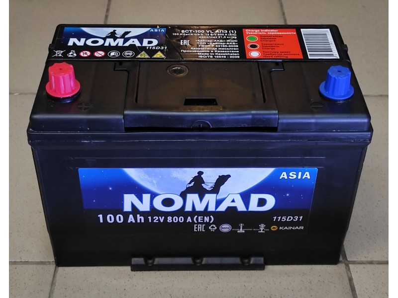 Аккумулятор NOMAD ASIA 6СТ-100 АПЗ о.п. 115D31R