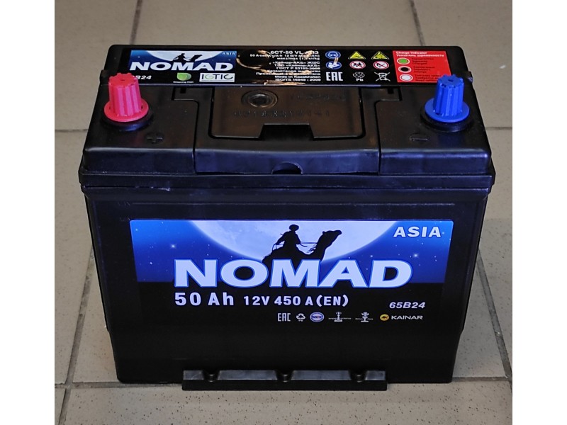 Аккумулятор NOMAD ASIA 6СТ-50 АПЗ о.п. 65B24R