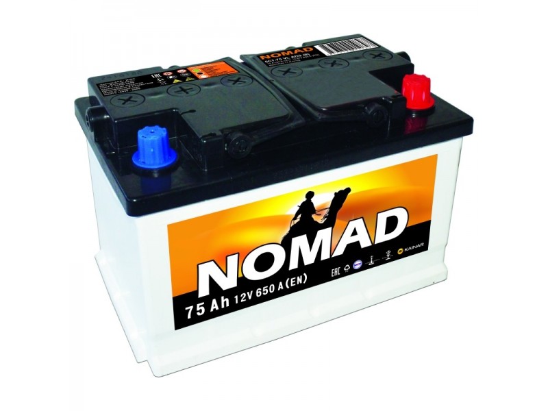 Аккумулятор NOMAD 75 a/h 650 A R+