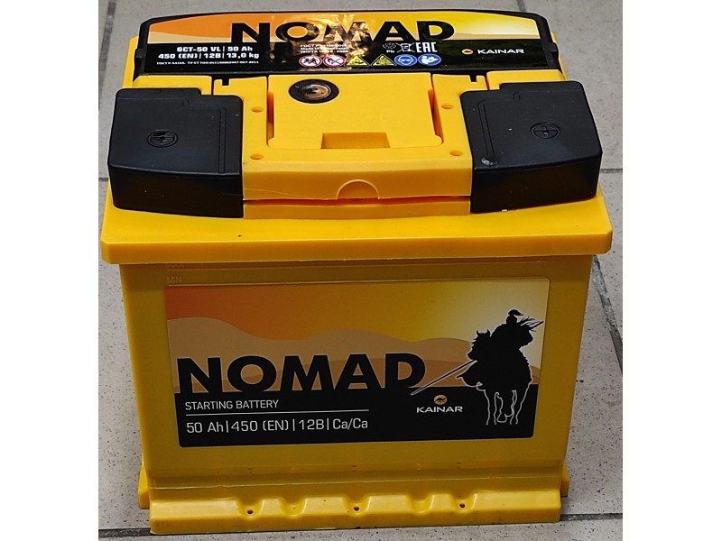Аккумулятор NOMAD Premium 6СТ-50 a/h 450 A R+