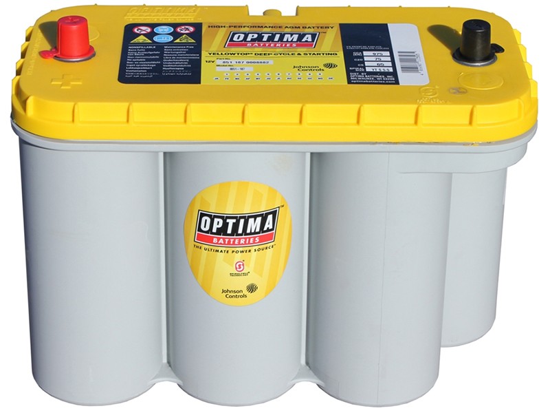 Аккумулятор Optima YT S 5.5 75 A/h 975A (EN)