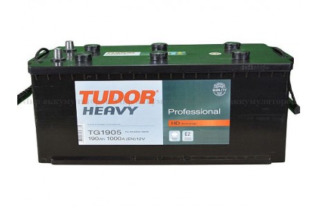 Аккумулятор Tudor Professional TG1905 190 A/h 1000A L+