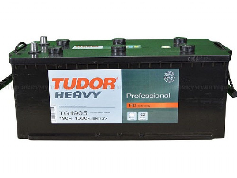 Аккумулятор Tudor Professional TG1905 190 A/h 1000A L+