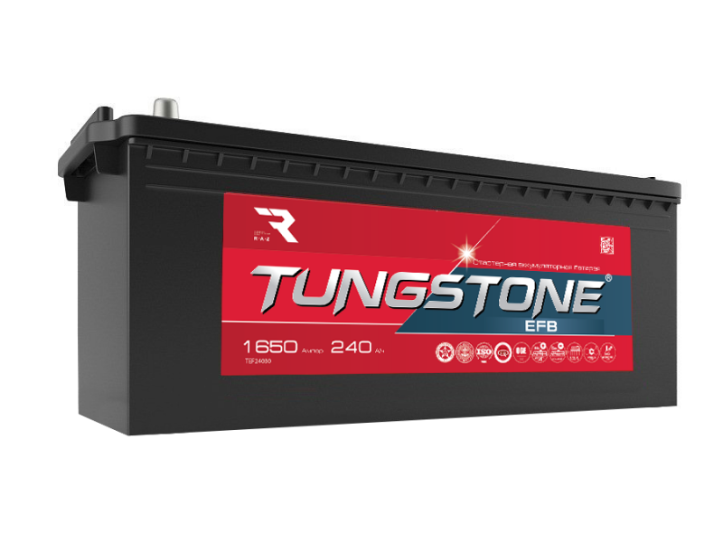 Аккумулятор Tungstone EFB 240 a/h 1650 A (EN) R+