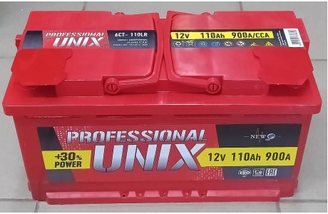 Аккумулятор UNIX 110 А/ч 900 A R+