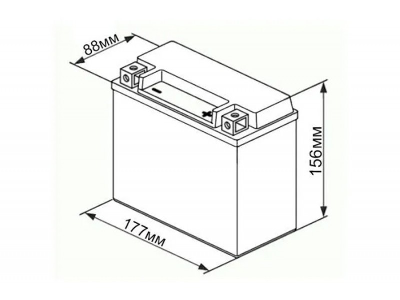 Аккумулятор UniPLUS EB20H-3 (12v 18AH 310A)