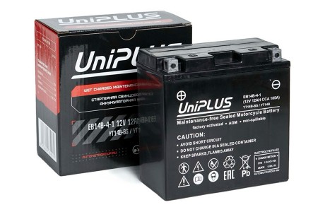 Аккумулятор UniPLUS EB14B-4-1 (12v 12AH 185A)