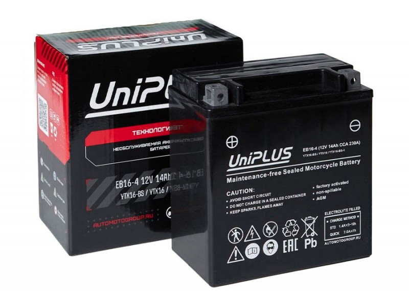 Аккумулятор UniPLUS EB16-4 (12v 14AH 230A)
