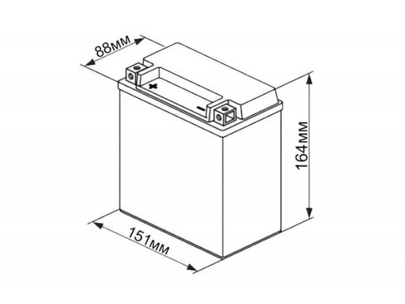 Аккумулятор UniPLUS EB20CH-4 (12v 18AH 230A)