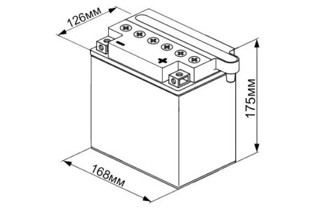 Аккумулятор UniPLUS EB30-3 (12v 30AH 385A)