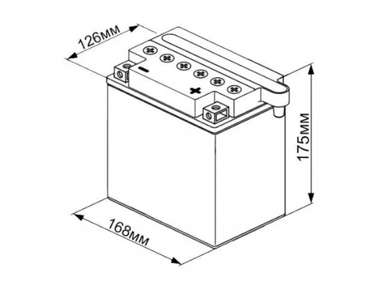 Аккумулятор UniPLUS EB30-3 (12v 30AH 385A)