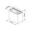 Аккумулятор UniPLUS EB 9A-4 (12v 9AH 100A)