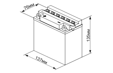Аккумулятор UniPLUS EB 9A-4 (12v 9AH 100A)