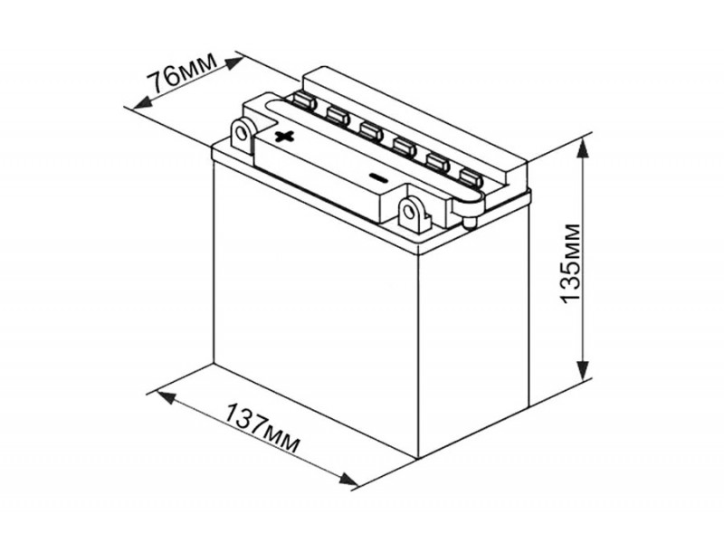 Аккумулятор UniPLUS EB 9A-4 (12v 9AH 100A)