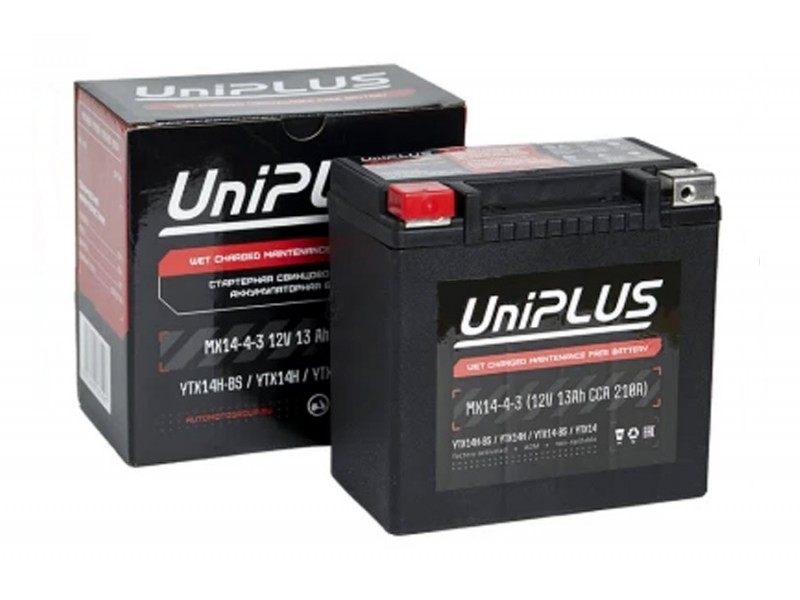 Аккумулятор UniPLUS MX14-4-3 (12v 13AH 210A)