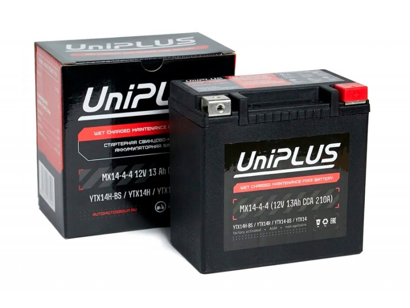 Аккумулятор UniPLUS MX14-4-3 (12v 13AH 210A)
