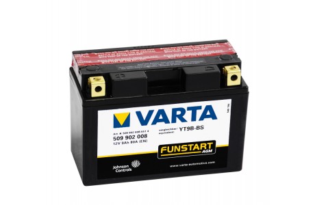 Аккумулятор VARTA AGM YT9B-BS (509902)