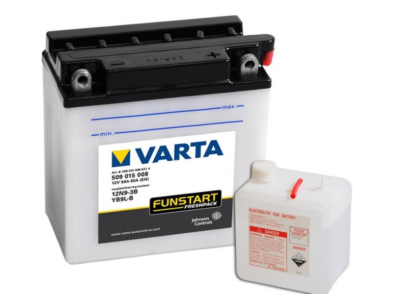 Аккумулятор VARTA YB9L-B (509015)
