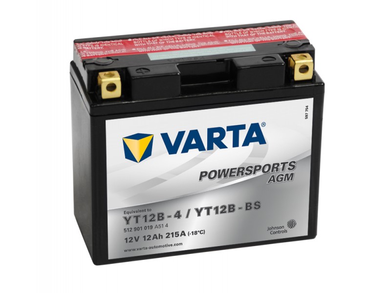 Аккумулятор VARTA YT12B-BS (512901)