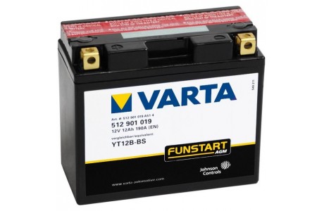 Аккумулятор Varta AGM YT12B-BS 512901