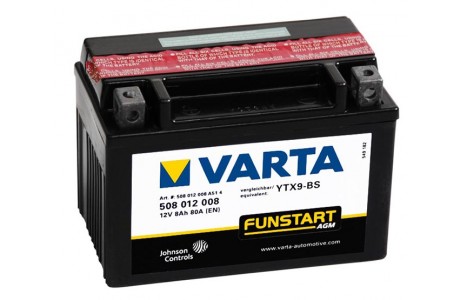 Аккумулятор Varta AGM YTХ9-BS 508012