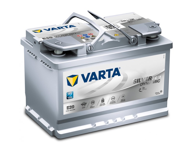 Аккумулятор Varta Silver Dynamic AGM 570 901 076 (70 A/h) 760A 