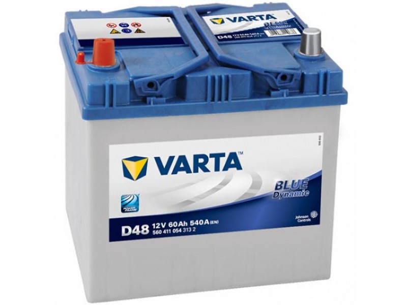 Аккумулятор Varta Blue Dyn (Asia) 60Ah L+540A
