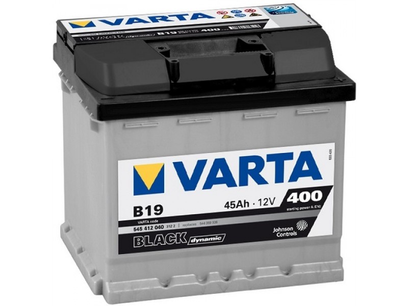 Аккумулятор Varta Black Dyn 545412 (45Ah) 400A