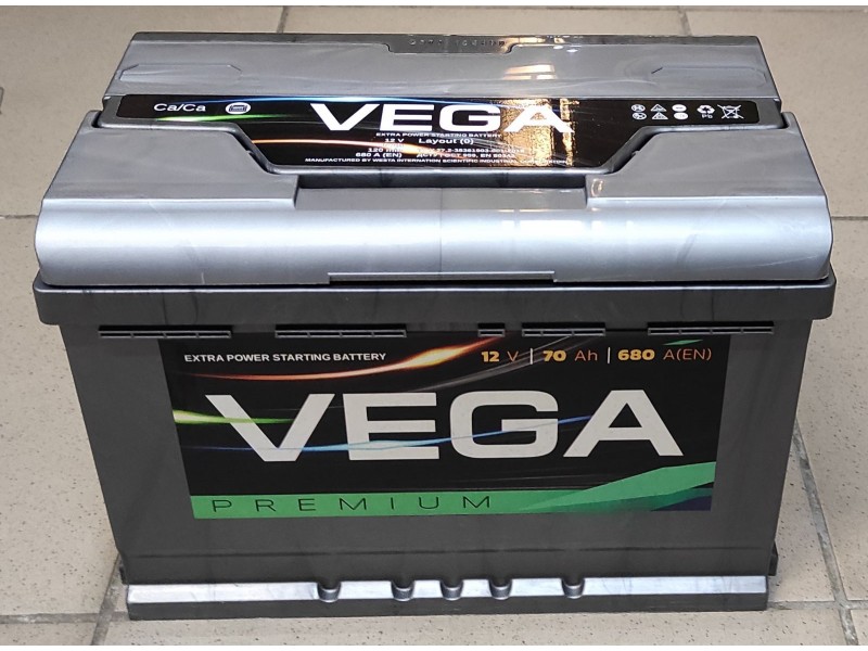 Аккумулятор Vega 70 A/h 680 А (EN)