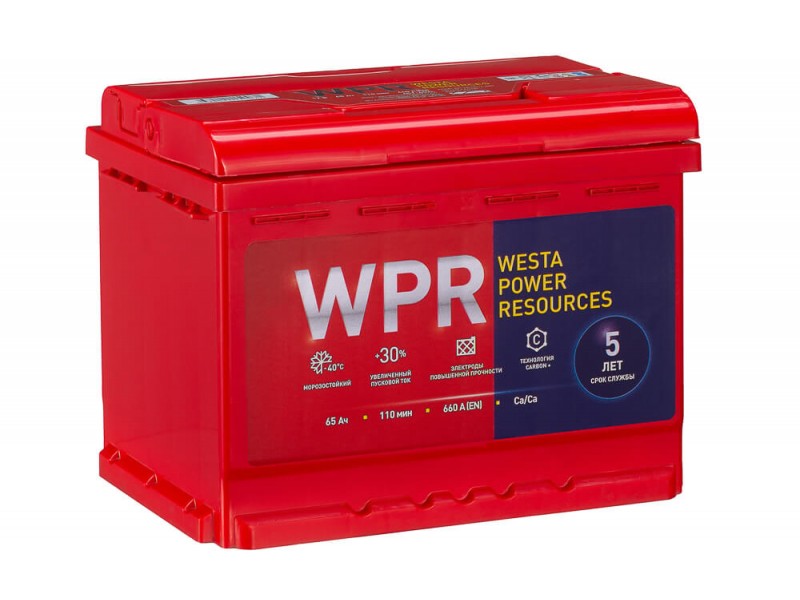 Аккумулятор WPR 65 a/h 660A
