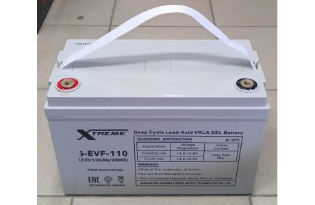 Аккумулятор XTREME 6-EVF-110 130 a/h L+