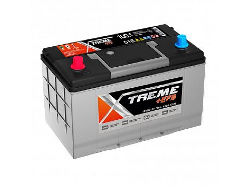 Аккумулятор XTREME EFB Asia 100 a/h 850A e/n L+