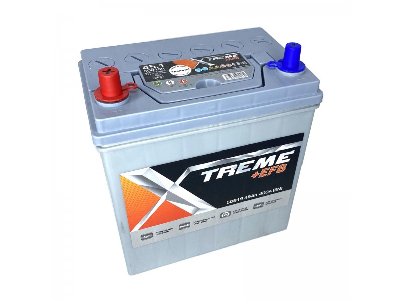 Аккумулятор XTREME EFB Asia 45 a/h 400A e/n R+