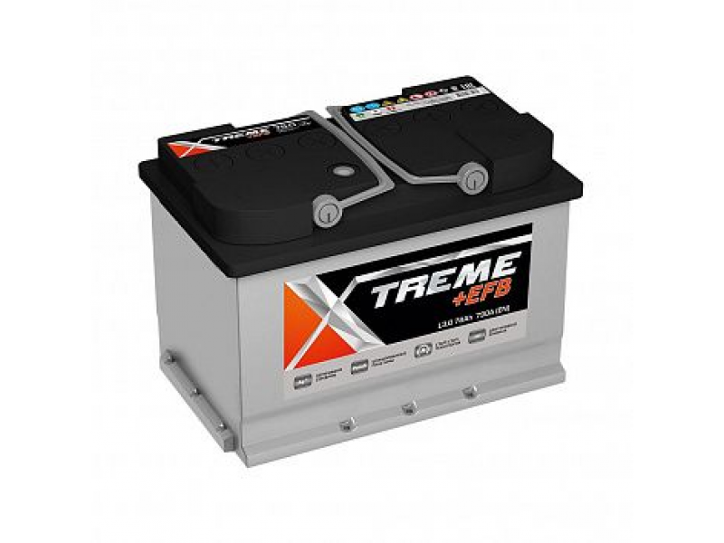 Аккумулятор XTREME EFB 78 a/h 790A e/n R+