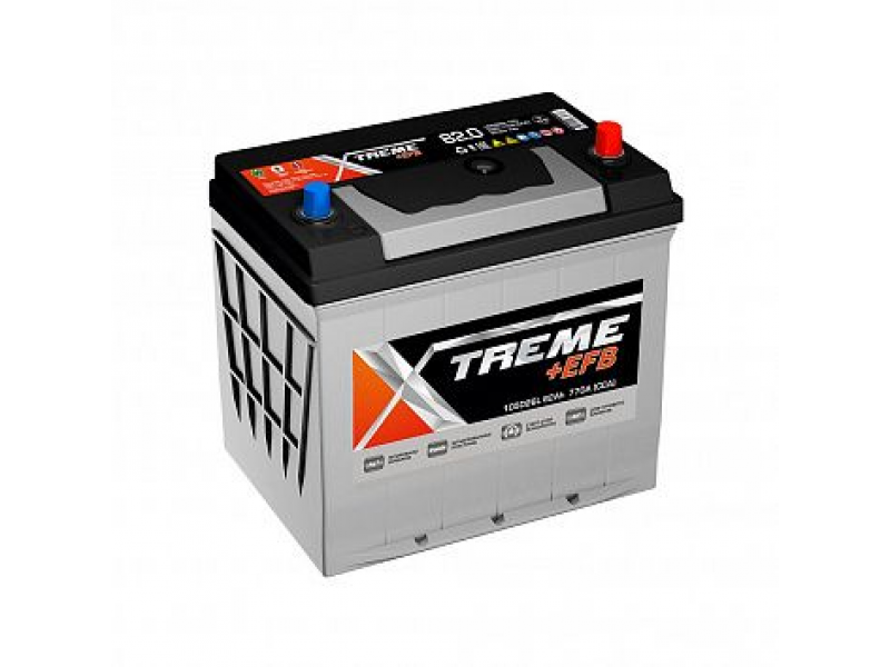 Аккумулятор XTREME EFB Asia 82 a/h 770A e/n R+