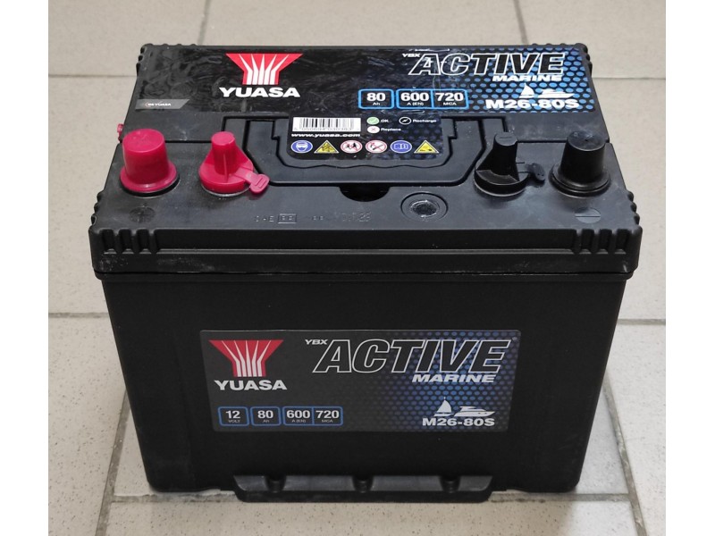 Аккумулятор Yuasa 80 A/h 600 А (EN)