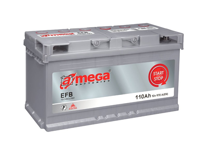 Аккумулятор A-mega EFB 110 R A/h 970A (EN)