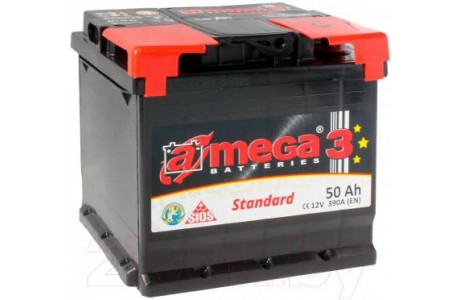 Аккумулятор A-mega Standard 50 R+ 390 A (EN)