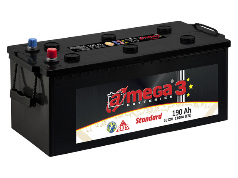 Аккумулятор A-mega Standart 190 1100 A (EN)
