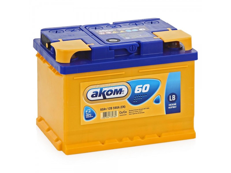 Аккумулятор Akom 60 a/h 590A (EN)