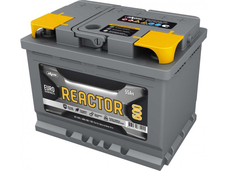 Аккумулятор Reactor 55 a/h 600A (EN)