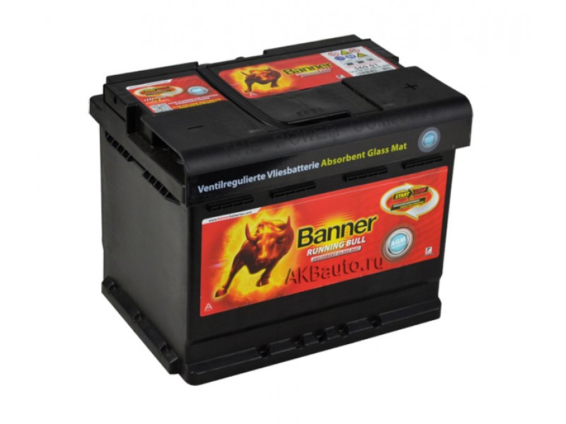 Аккумулятор Banner AGM 60 a/h 640A (EN)
