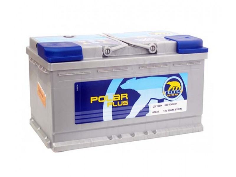 Аккумулятор Baren Polar 100 a/h 870A (en)