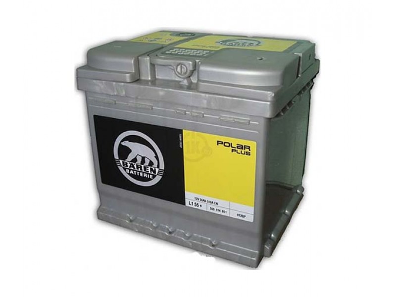 Аккумулятор Baren polar 55 a/h (555114) 510A