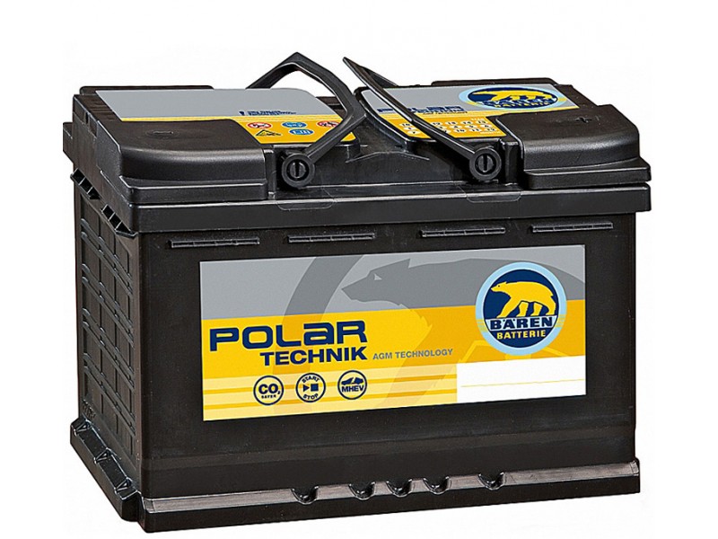 Аккумулятор BAREN Polar Technik AGM 80 a/h R 760A