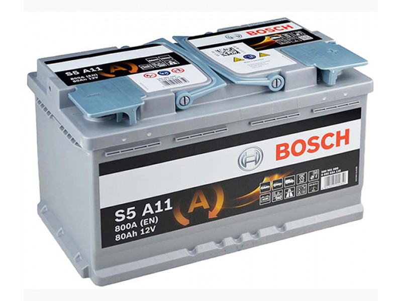 Аккумулятор BOSCH S5 AGM 80 a/h R
